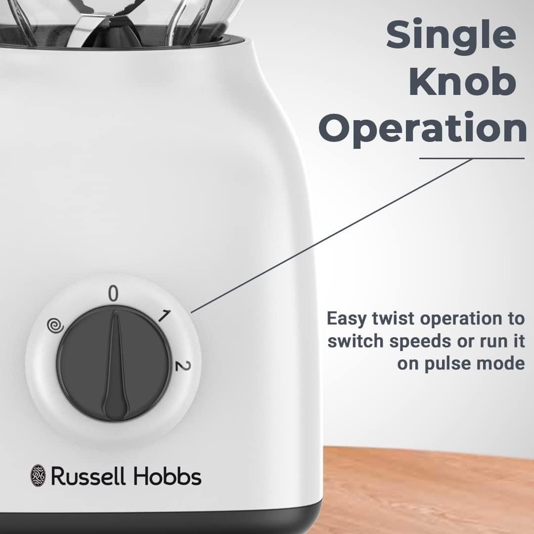 Russell Hobbs 400W 3 in 1 Blender, Grinder & Multi Chopper Mill, 1.5L Smoothie Maker راسل هوبز خلاط 400 واط 3 في 1، مطحنة ومفرمة متعددة، صانع سموثي 1.5 لتر، Russell Hobbs 400W 3 in 1 Blender, Grinder & Multi Chopper Mill, 1.5L Smoothie Maker راسل هوبز خلاط 400 واط 3 في 1، مطحنة ومفرمة متعددة، صانع سموثي 1.5 لتر،